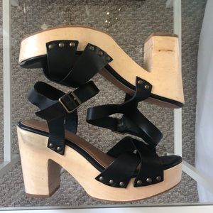 Nastygal platform leather sandal